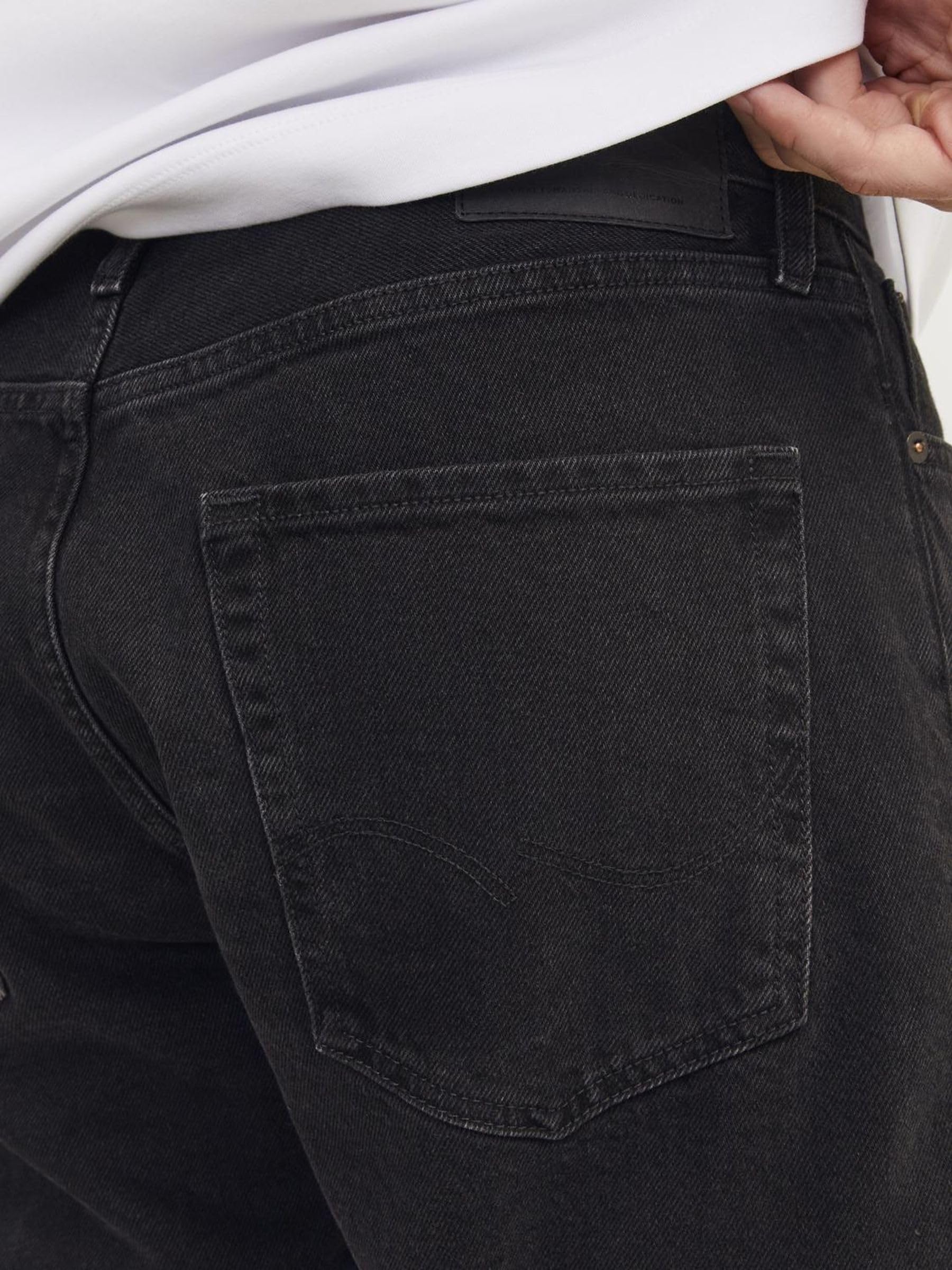 Jack & Jones Herren Jjichris Jjoriginal Am 981 Tc320 Jeans, Black Denim, 38/32 EU 6