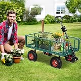Panana Heavy Duty Garden Cart 700kg Capacity with Removable Sides view 7