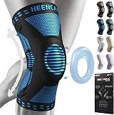 NEENCA Knee Brace Compression Sleeve with Patella Gel Pads Side Stabilizers view 1