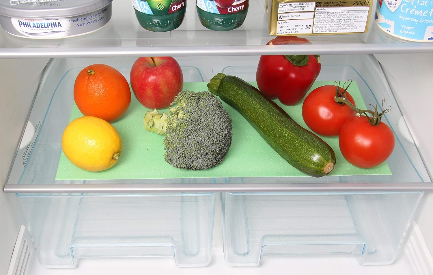 Toastabags Fridge Liner, 2 Pack. Keep Fridge shelves and drawers clean, absorbant pads keeps fruit - Image 4