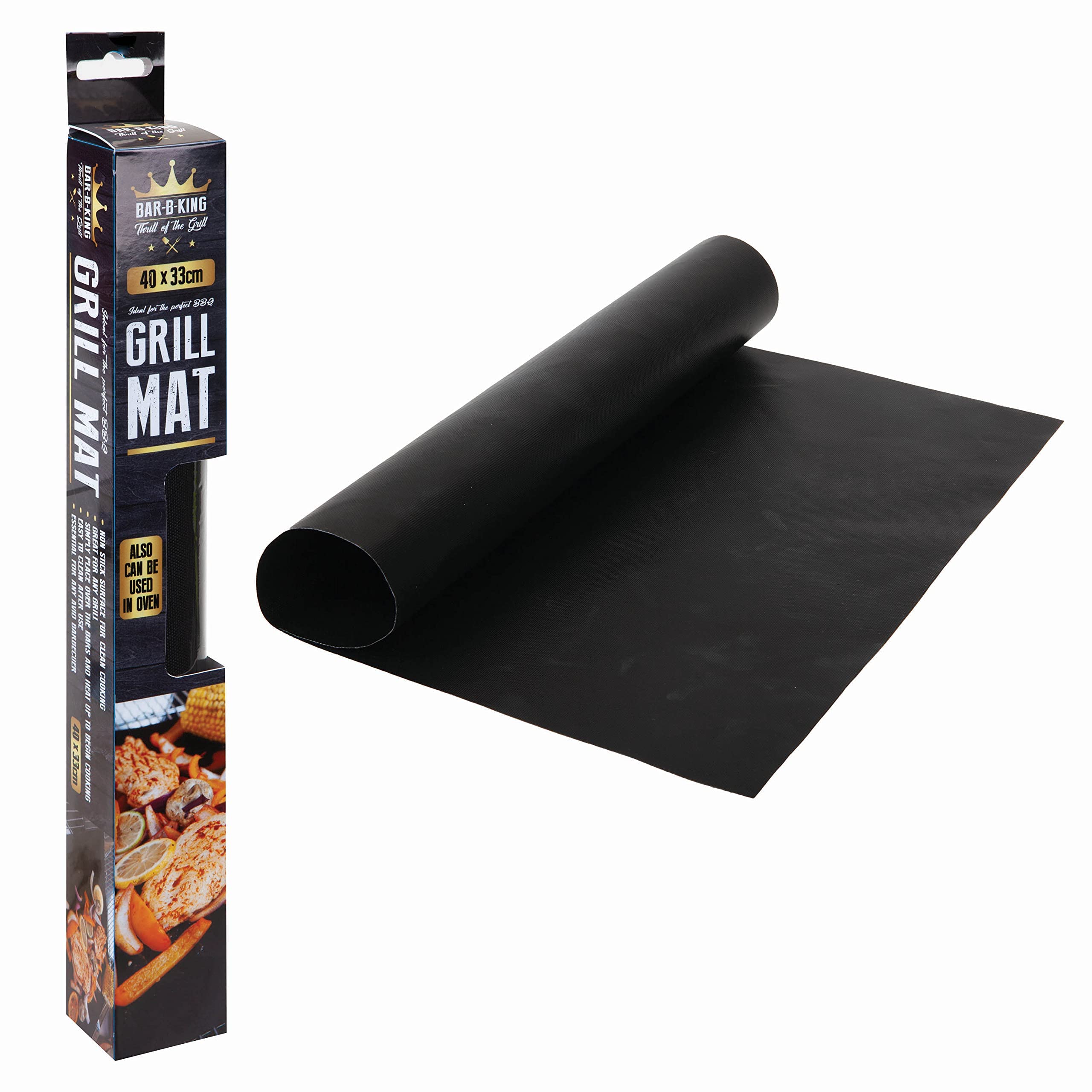 VFM - Teflon Oven Liner and BBQ Matt, Barbeque Grill, Food Safe, Grill Up Healthy Vegetables On Your BBQ This Summer, Excellent Gift for Fathers Day and Birthdays