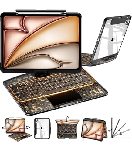 Amazon.com: CNAIDUNR iPad Keyboard Case,for iPad Pro 13-in (M4/M5