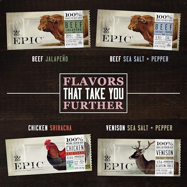 EPIC UNCURED BACON AND PORK BARS, PALEO FRIENDLY, PROTEIN SNACKS, 12 CT, 18 OZ