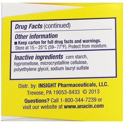 Cheap Anacin Aspirin
