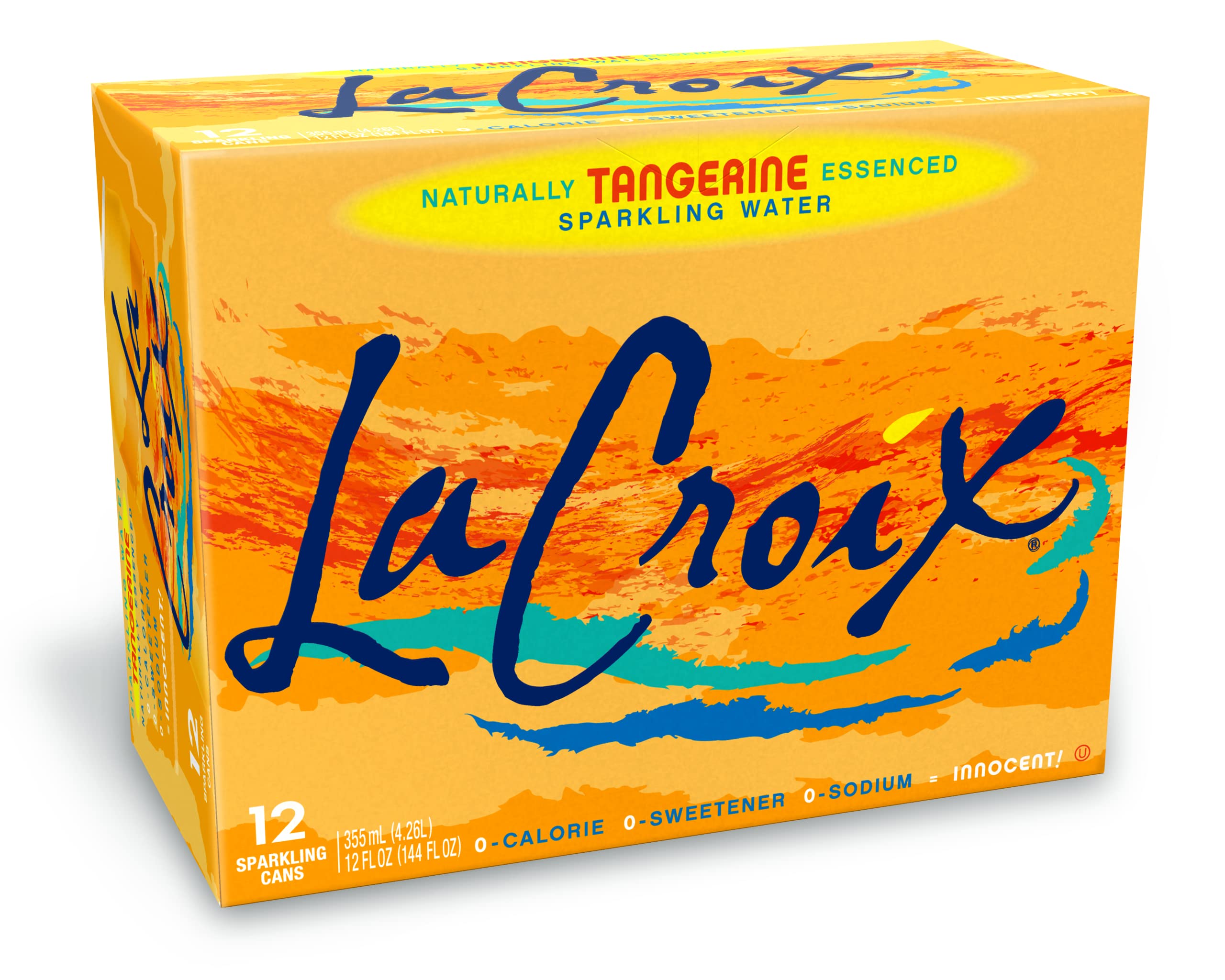 Photo 1 of LaCroix Sparkling Water, Tangerine, 12 Fl Oz (pack of 12)-05/2026