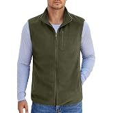 COOFANDY Mens Lightweight Fleece Vests Sleeveless Zip Up Warm Jacket Casual | Warm Soft Comfortable,Ideal for Golf Hiking and Daily Layering,Outerwear Vests With Pockets,Perfect Jacket Alternative