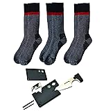 Thermal Merino Wool Winter Socks & Knife Survival
