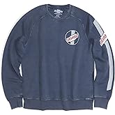 Lucky Brand Mens Venice Burnout Crew Neck Sweatshirt