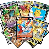 Pokemon Cards - 50 Card Assorted Lot with Guaranteed V Pokemon