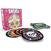 Asmodee Skull Bluffing &amp; Bidding Party Game, 3-6 Players Ages 10+ | For bluffing fans, read and out-bid rivals, No luck, just pure psychology and nerve, Portable discs travel to any game night