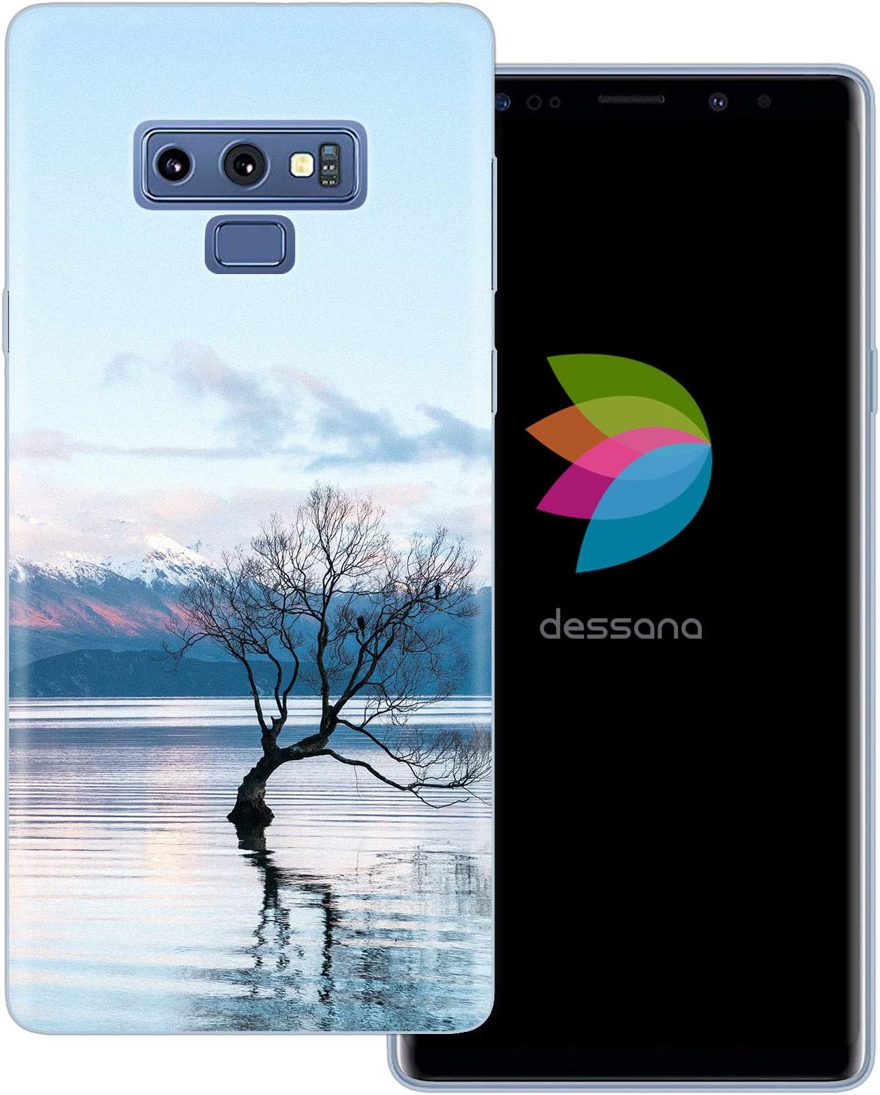 dessana New Zealand Landscape Transparent Protective Case Phone Cover for Samsung Galaxy S9 Plus Lake Wanaka