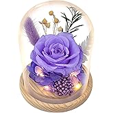 Regalo Flor Preserved Roses & Fresh Flowers Bouquet – Gift for Women, Roses That Last Forever, Flowers for Delivery Prime, Birthday, Mother’s Day & Christmas