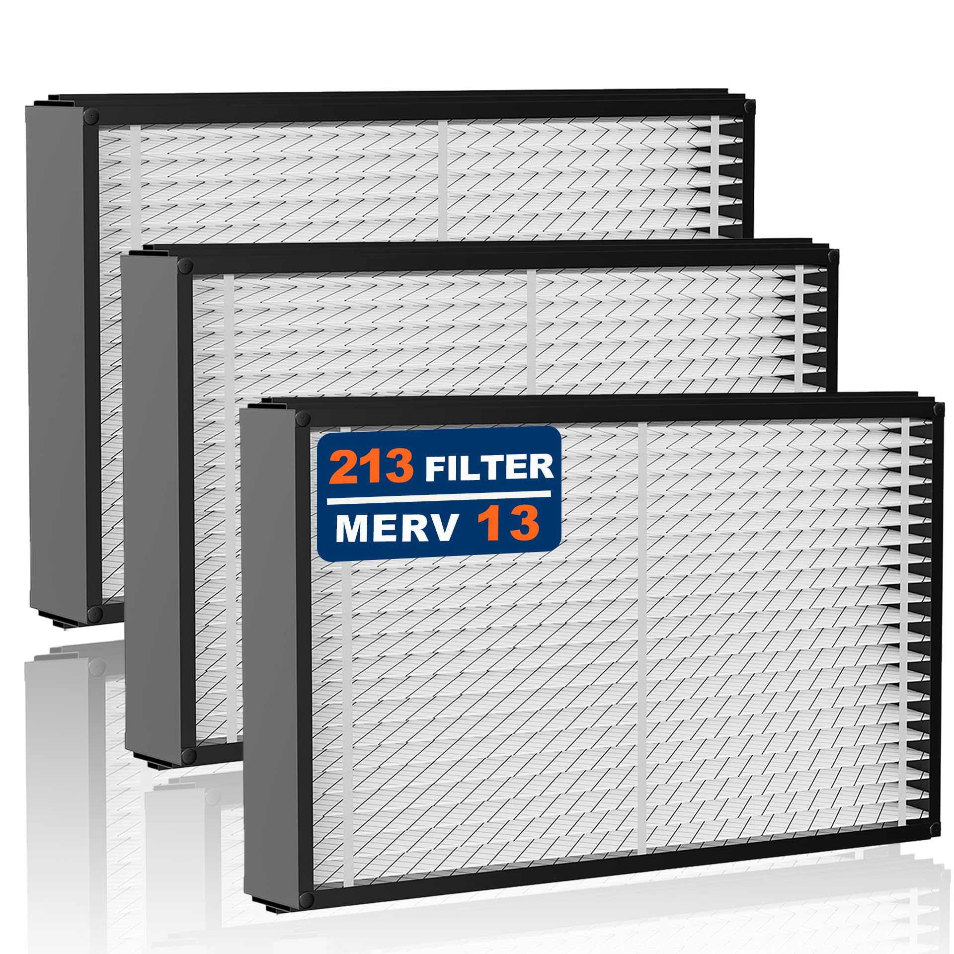Photo 1 of 3 Pack 213 Replacement Filter Compatible with AprilAire Models 1210, 1620, 2210, 2216, 3210, 4200, MERV 13 Furnace Air Filters, Fit for 20x25x4 Furnace