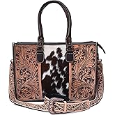 Merbaa Women Natural Cowhide Leather Hand Bag With Adjustable Detachable Strap Leather Massenger Handbag Purse Sling Bag