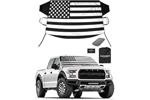 AUTOAMERICS Windshield Snow Cover - Windshield Cover for Ice and Snow - Waterproof Shield Window Protector for Car Truck SUV