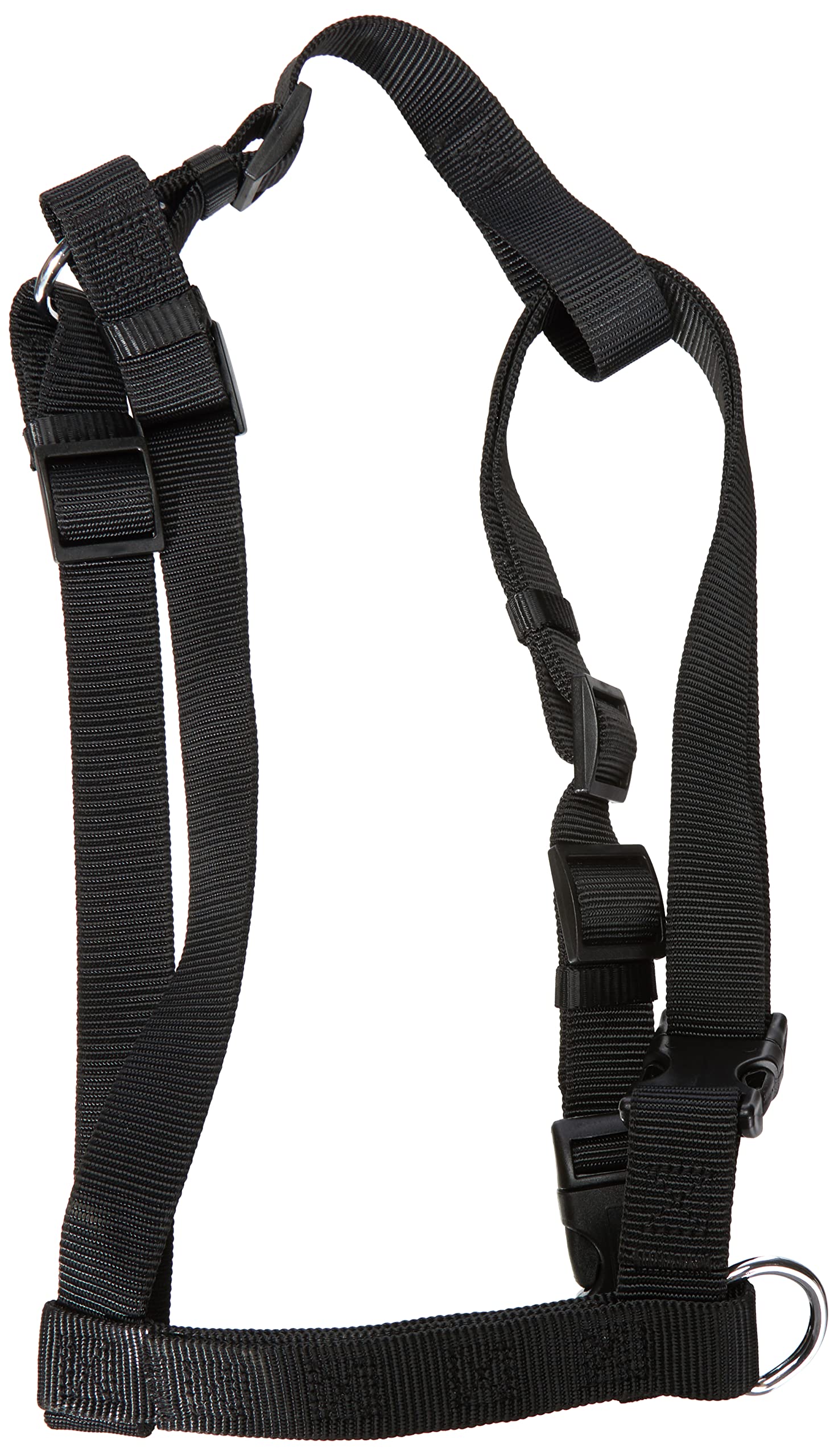 Trixie 14331 Classic H-Harness L-XL: 75-100 cm/ 25 mm Black