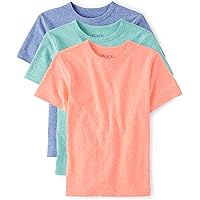 Camiseta Niños Cuello Redondo Lisa Pack De Camisetas Básicas Para