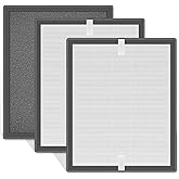 Can-Meageren P400-RF Replacement Air Filters, Compatible With TPLMB P400 Air Purifier, H13 Hepa, 3 in 1 True HEPA Filter, High-Efficiency Carbon Filter (3-Pack)