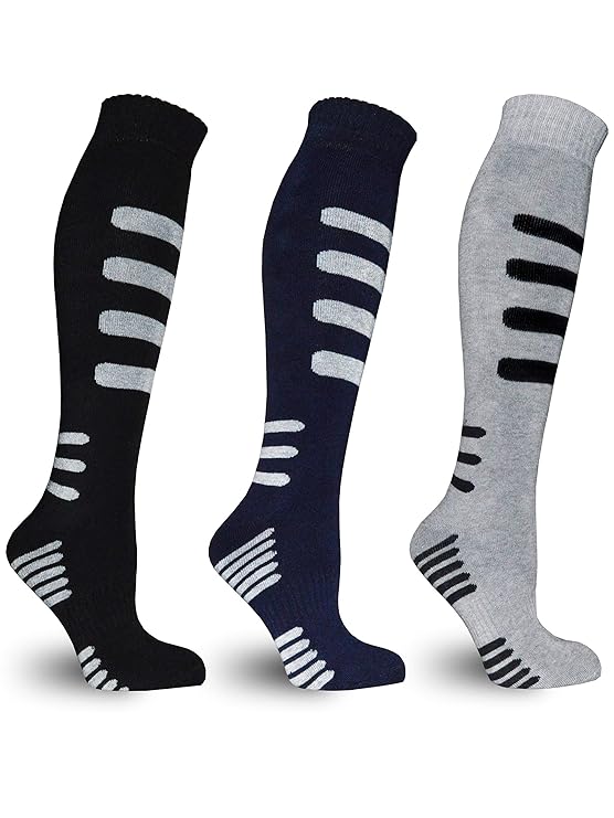 Frostfighter Herren Thermo Kniestrümpfe (4x Paar) Winter Ski Vollfrottee Innenfutter