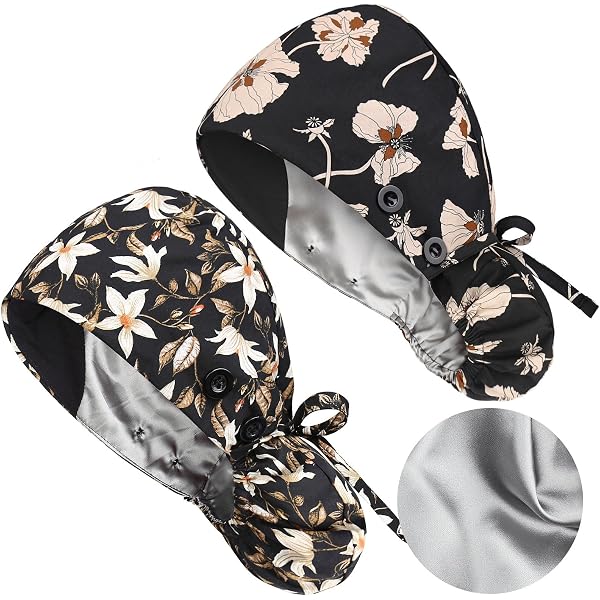 Extreme Skiing Working Cap with Scrunchie, Adjustable Scrub  display picture 3
