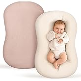 Termichy Baby Lounger Cover Muslin: Soft Cotton Slipcover for Snuggle Me Lounger - Removable & Machine Washable for Daily Use