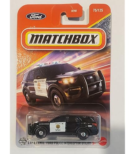 Amazon.com: Matchbox '59 Dodge Coronet Police Car MBX Countryside