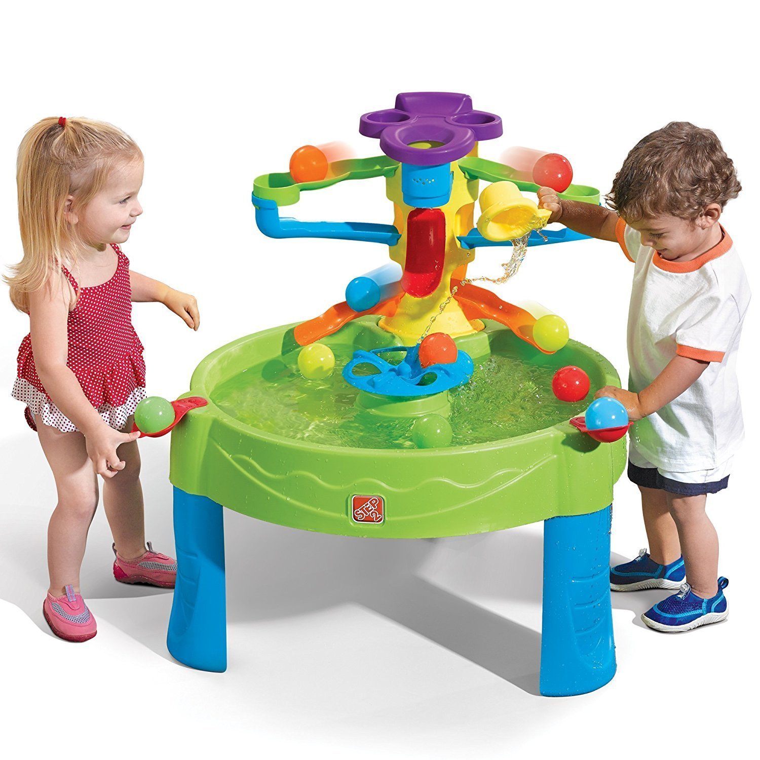 water wheel play table