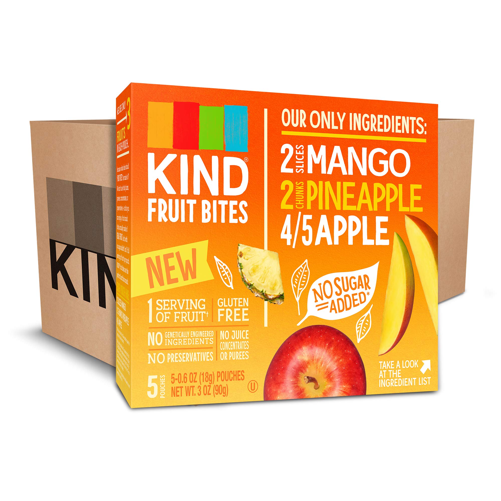 KIND Fruit Bites Fruit Snacks, Cherry Apple, No Sugar