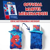 Marvel Spiderman Duvet Cover Set Single Bedding Kids Teens Blue view 6