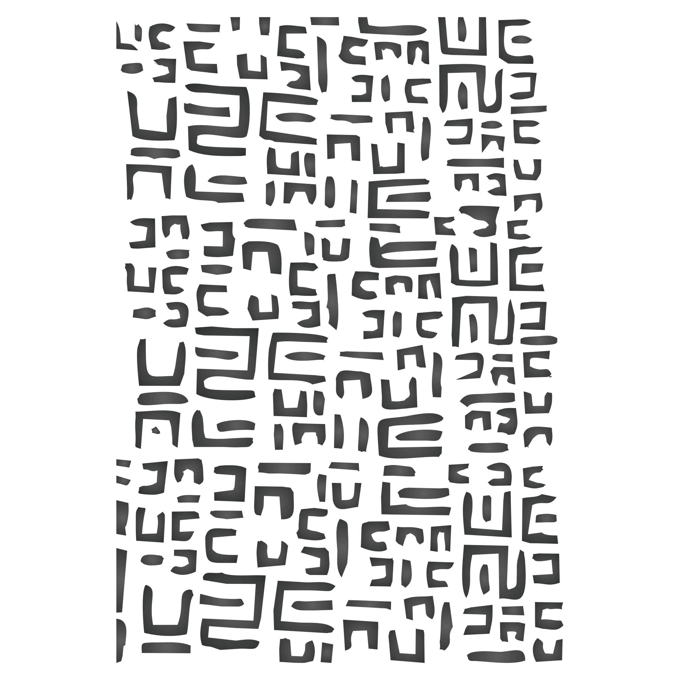 Mudcloth Layering Stencil, 11.43 x 16.51 cm - Stencil Company Original Chevron Stencil Mask use to Add Texture, Design and Accents to Mixed Media Backgrounds