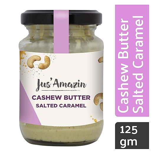 Jus Amazin Cashew Butter, Salted Caramel, 125g