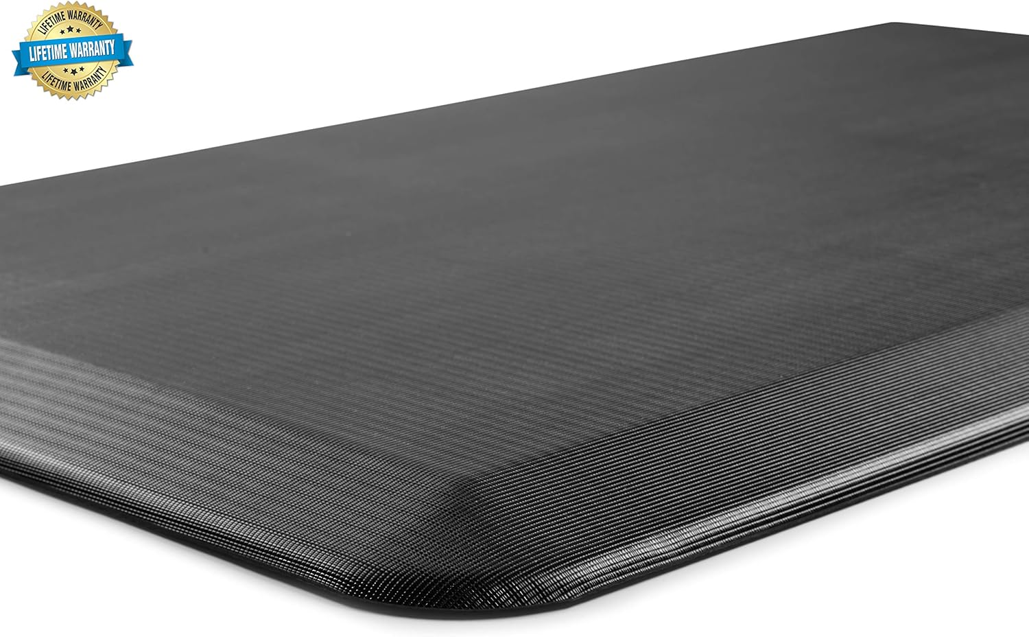 ComfiLife Anti Fatigue Floor Mat – 3/4 Inch Thick Perfect Kitchen Mat, Standing Desk Mat – Comfort at Home, Office, Garage – Durable – Stain Resistant – Non-Slip Bottom (20" x 32", Black): Kitchen & Dining