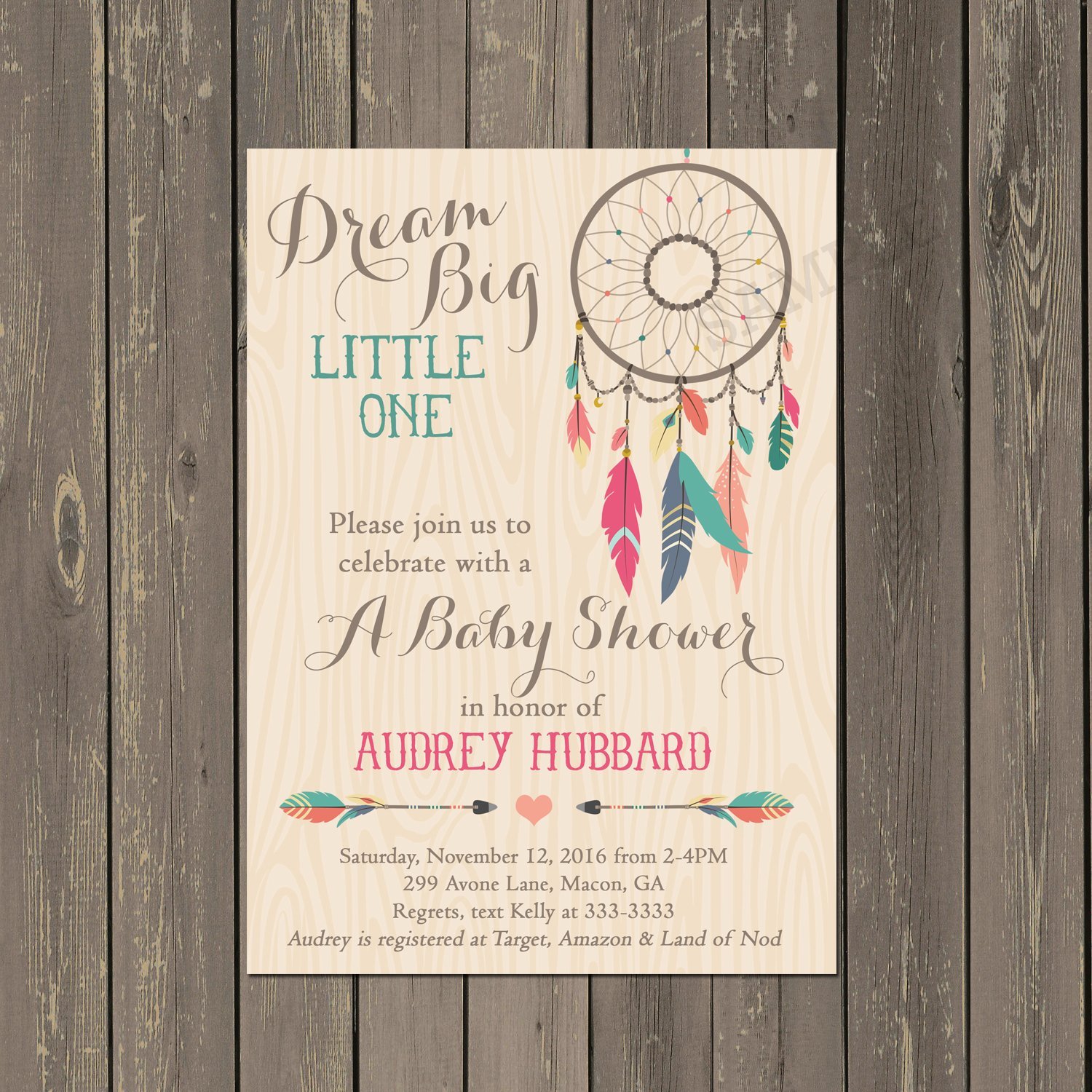 register for baby shower on amazon