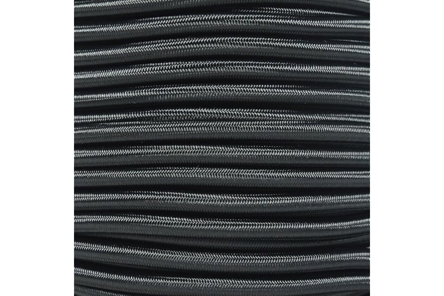 PARACORD PLANET Bungee Nylon Shock Cord 2.5mm 1/32", 1/16", 3/16", 5/16", 1/8”, 3/8", 5/8", 1/4", 1/2 inch Crafting Stretch S