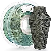 AMOLEN PLA 3D Printer Filament, Galaxy Green Color Changing with Light Filament 1.75mm,Shiny Sparkle 3D Printing Filament for Most FDM 3D Printers,Dimensional Accuracy +/- 0.02mm,1kg Spool(2.2lbs)
