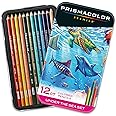 Prismacolor Premier Colored Pencils, Soft Core, Under The Sea Set, Adult Coloring, 12 Count