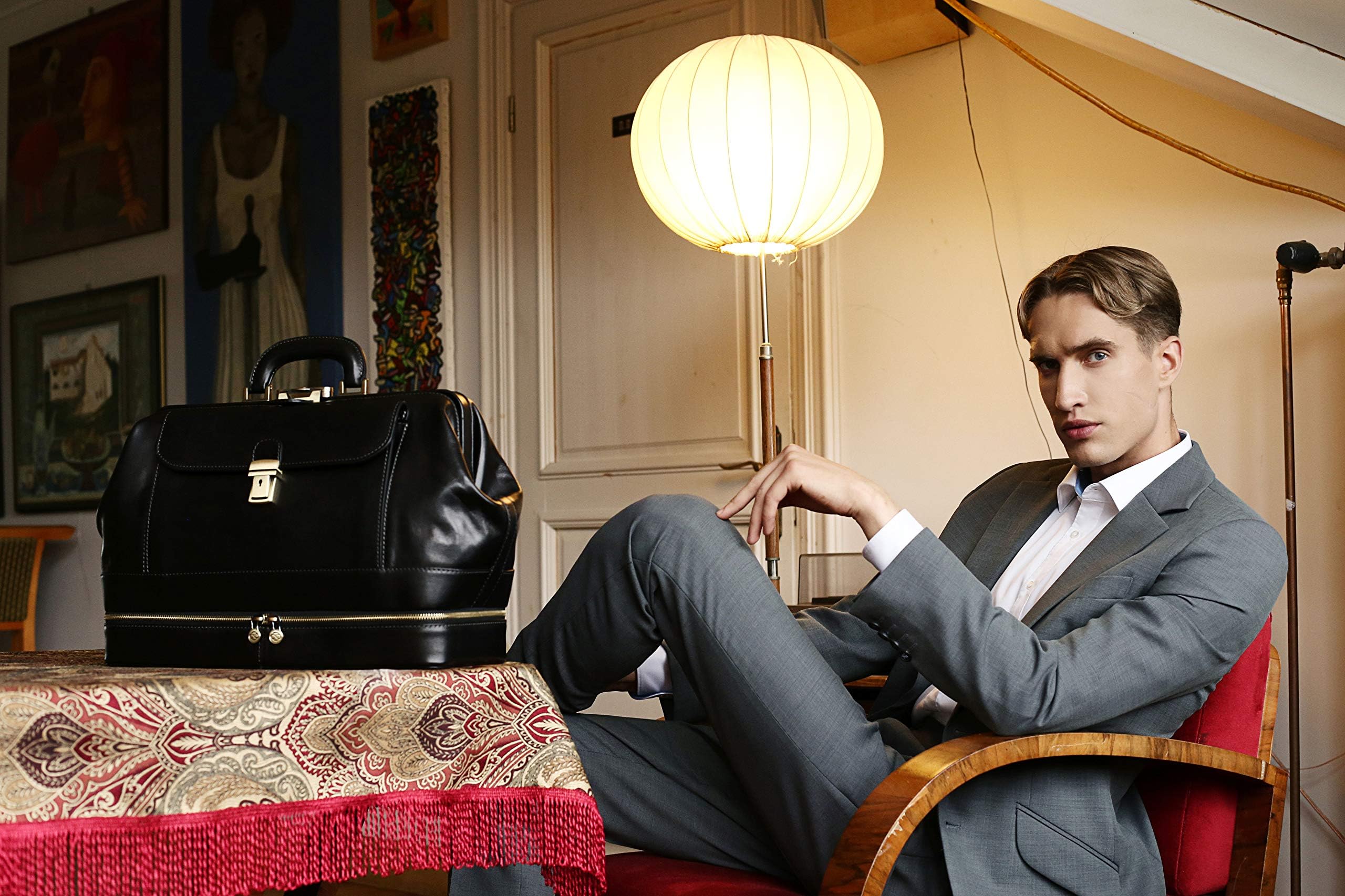 Time Resistance Leather Doctor Bag - Italian Handmade Medical Bag - Vintage Style Handbag - Real Leather Briefcase