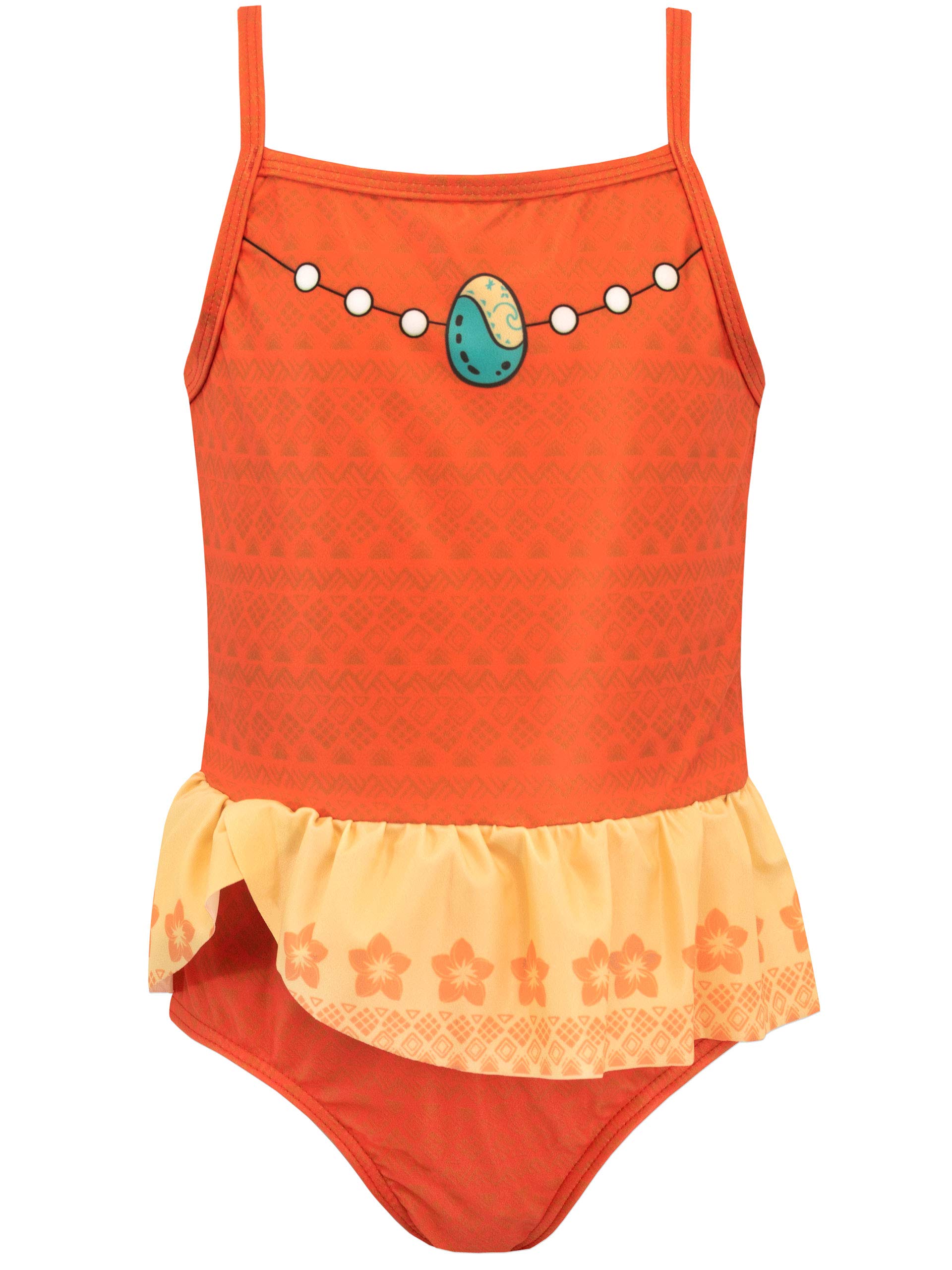 Photo 1 of Disney Girls' Moana Swimsuit Orange Size 8