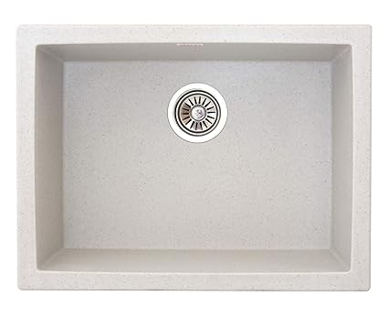 Zinzer Granite Kitchen Sink : The 24 X 18 - Granular Grey Color