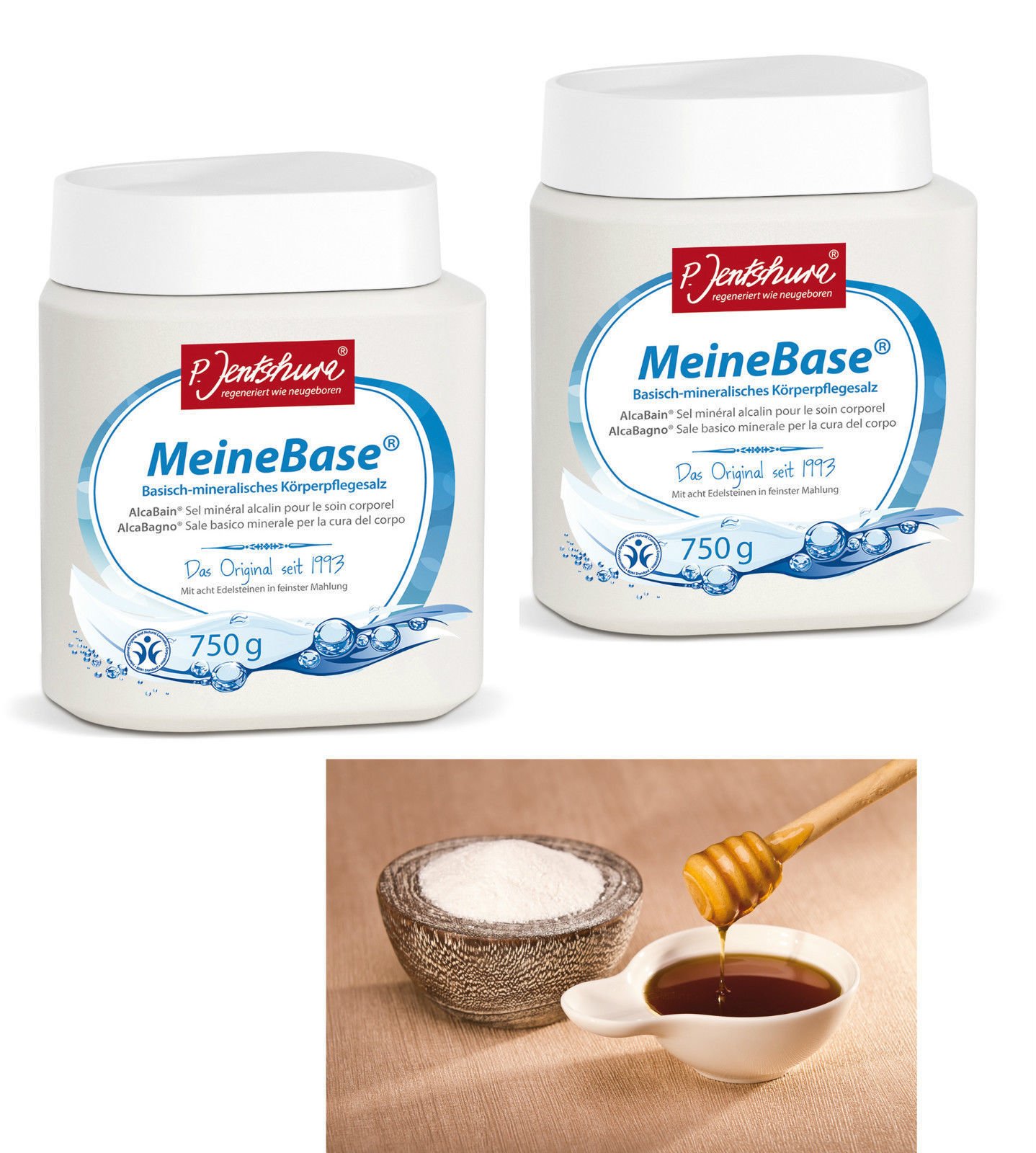 Jentschura Basic Bath Salt Meine Base 2 x 750 g