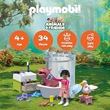 Playmobil Animal Bath Time 71950 | Animals & Friends Toy Bath Set for 4+ view 2