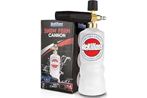 McKillans Car Wash Foam Cannon for Pressure Washer - Snow Lance Soap Dispenser for Car Washing with Adjustable Thick Foam - Including 1/4 Quick Connector