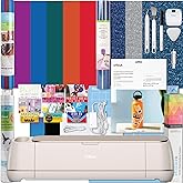 Cricut Maker 4 Sticker Making Bundle - Print Then Cut Machine with Waterproof Sticker Paper, Vinyl & Tools for Custom Sticker