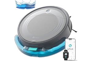 Lefant M310 Ultra Robot Vacuum and Mop, 6000Pa Suction-Slim Robotic Cleaner with ToF LiDAR Navigation, Accurate Obstacle Avoidance, WiFi/App/Alexa Control, 170min Runtime, for Pet Hair and Home