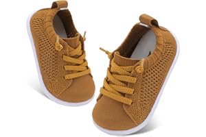 FEETCITY Lightweight Baby First Walking Shoes Boys Girls Slip On Shoes Breathable Baby Sock Shoe Barefoot Infant Sneakers