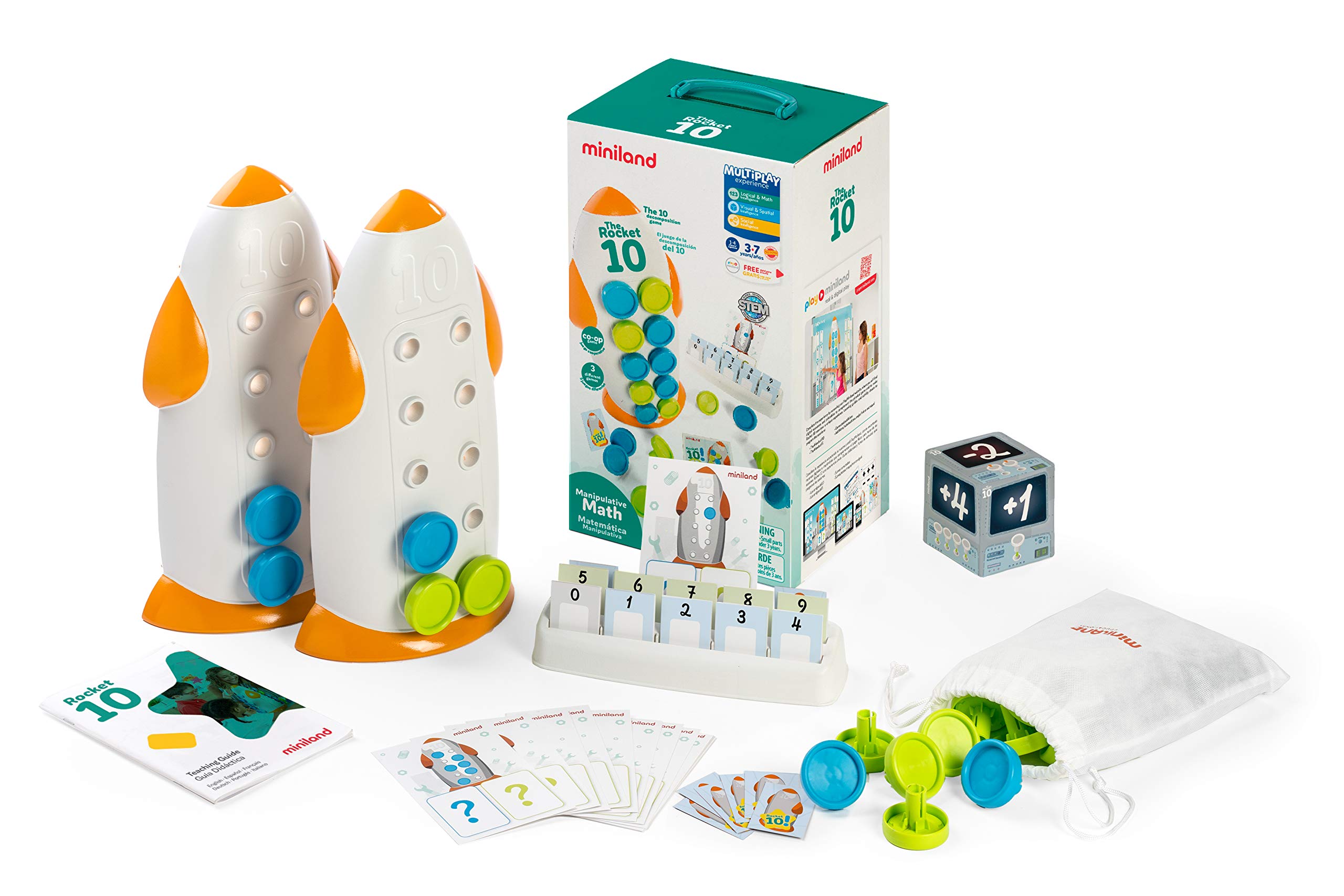 Miniland Fun Math Concept Learning Kit for Ages 3-7