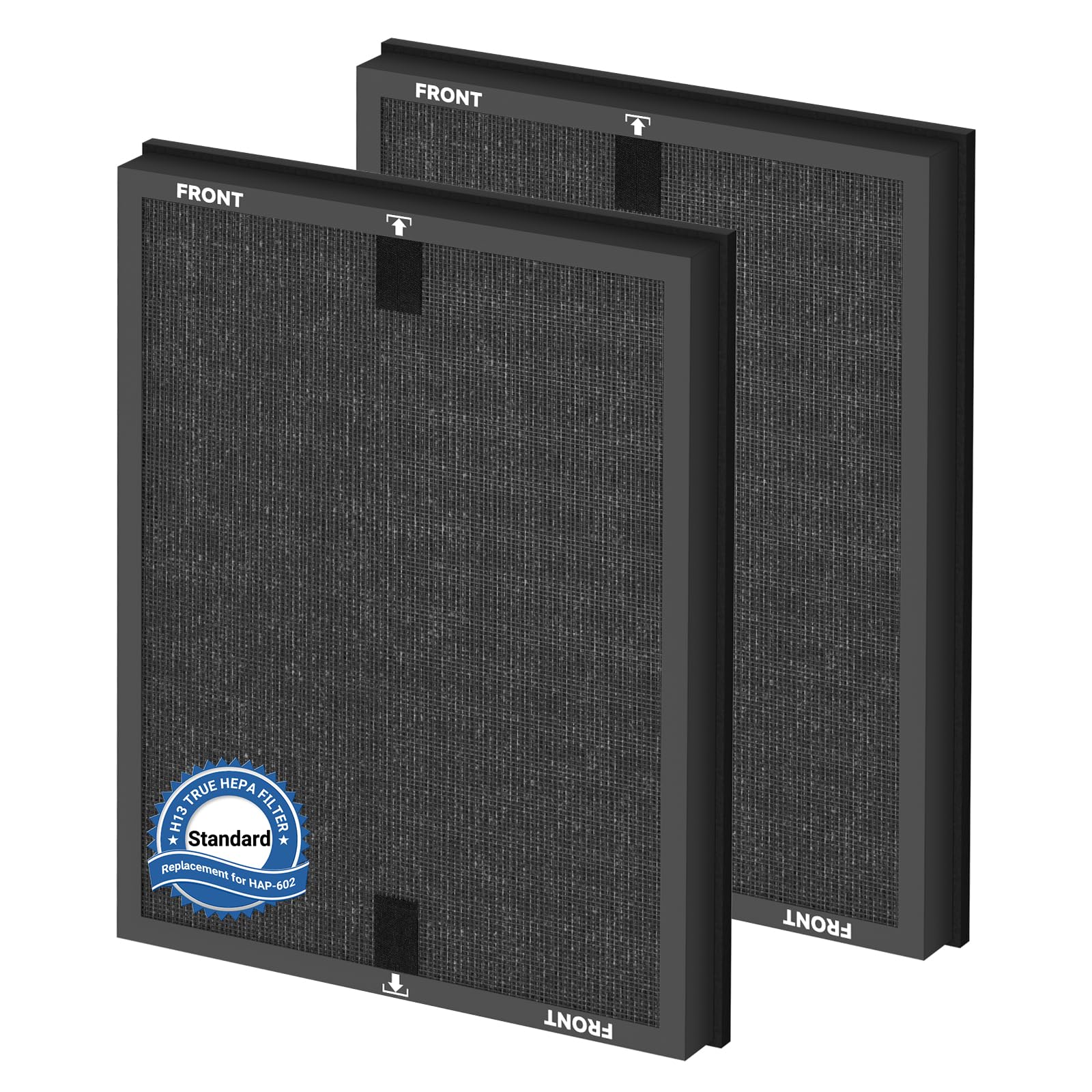 Photo 1 of Sinnya 2 Pack HAP602 Replacement Filter for ECOSELF HAP602/ HAP602WF, 3-Stage True HEPA H13 Filter Repacement for High-Efficient Filtration