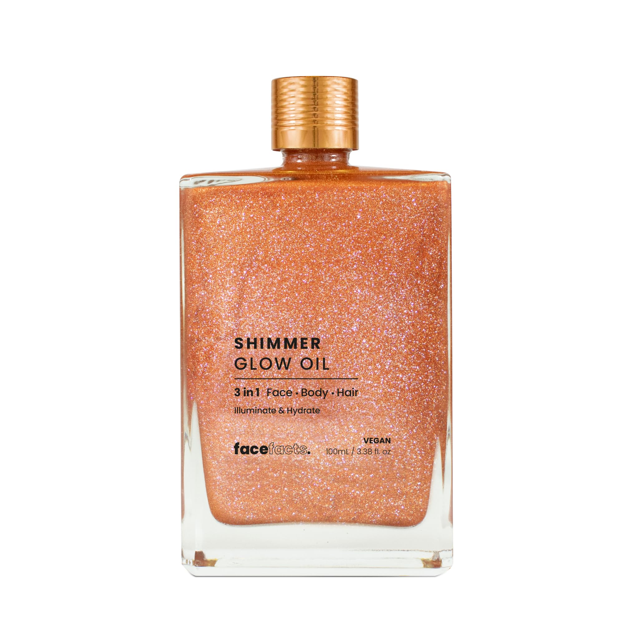 Face Facts Shimmer Glow Oil | 3 in 1 Shimmer | 100ml