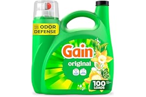 Gain Aroma Boost Liquid Laundry Detergent, Original Scent, HE Compatible, 107 Loads, 4.55L