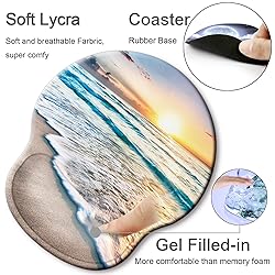 Ergonomic Mouse Pad with Wrist Support